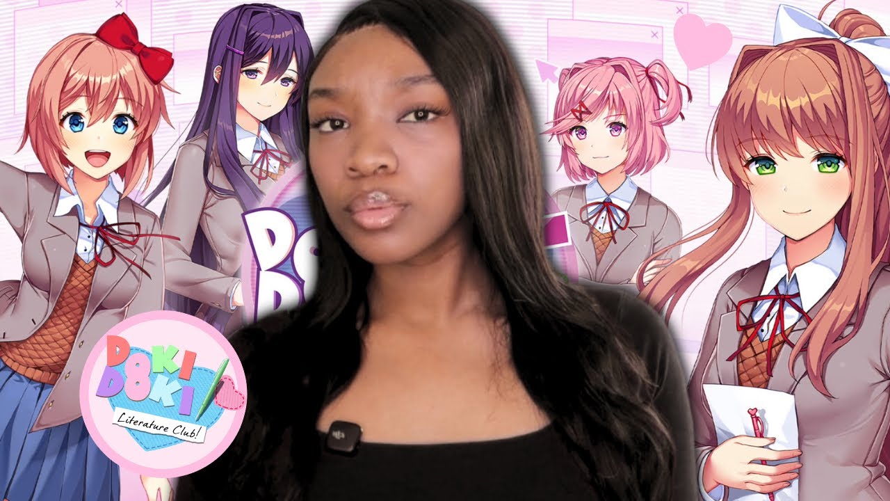 My First Time Playing Doki Doki Literature Club (I’m scared) 💗