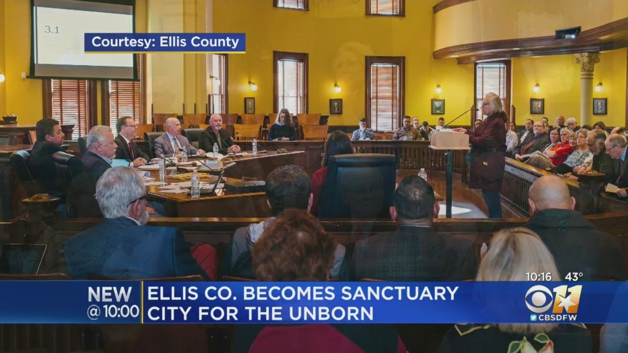 Ellis County Commissioners Pass Resolution Declaring County 'Sanctuary City For The Unborn'