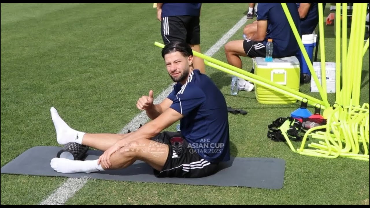 منتخبنا الوطني يخوض وحدة تدريبية صباحية استشفائية تحضيراً لمباراة دور الـ16 من كاس آسيا 2023.