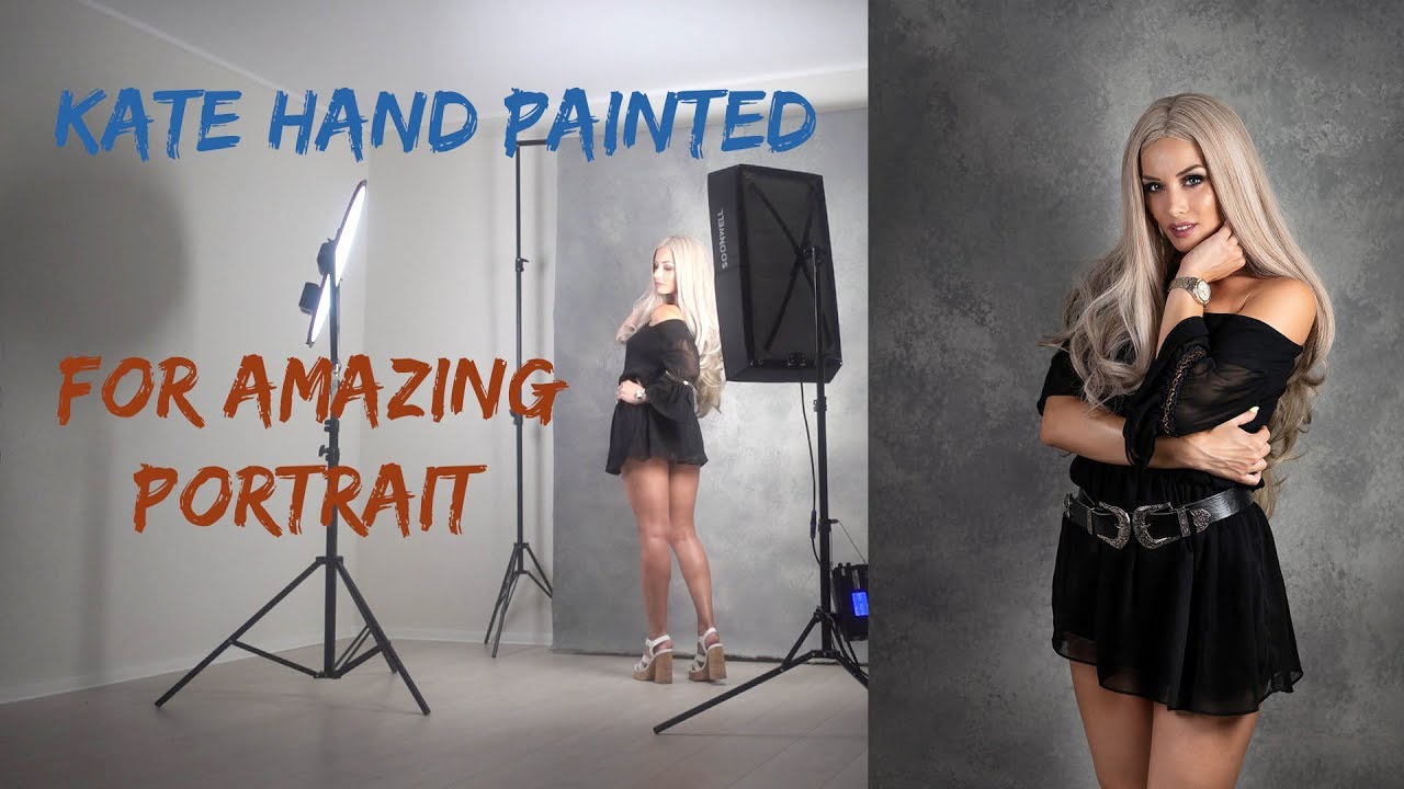 My favorite background  Kate Hand Painted