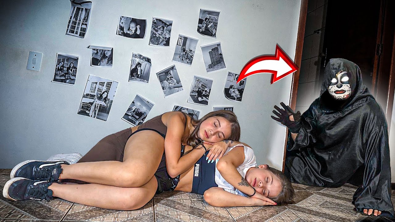 PASSANDO A NOITE NA CASA DA MENINA ESTRANHA! 😰