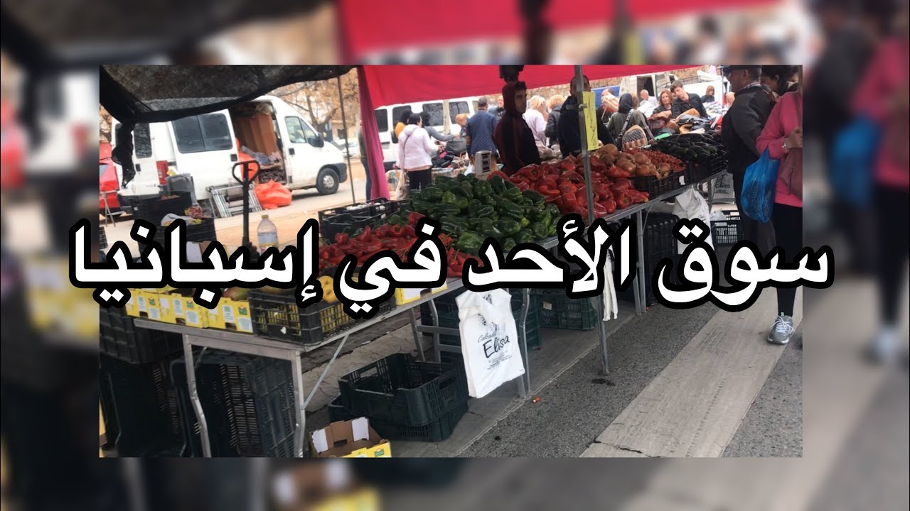 جولة في سوق الأحد في مدينة غرناطة - اسبانيا  🤗
