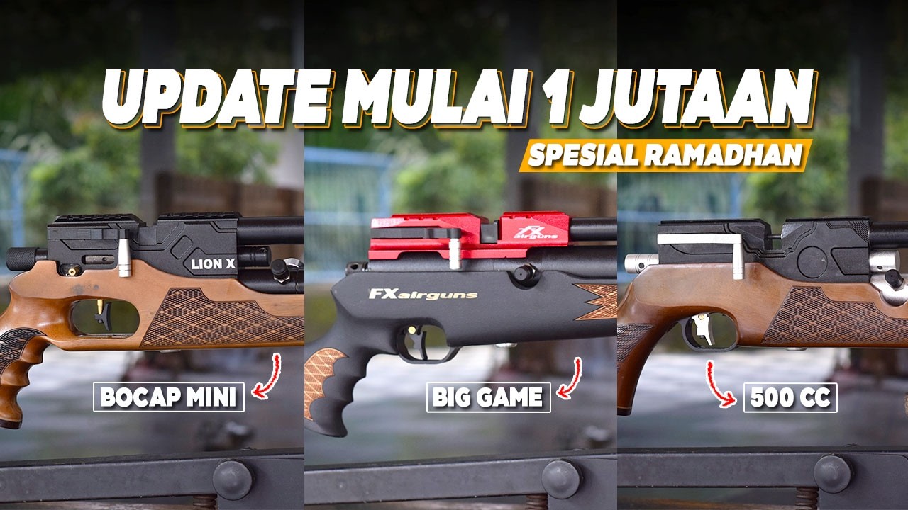 UPDATE PCP MURAH MURAH MULAI 1 JUTAAN SPESIAL RAMADHAN !! PROMO SENAPAN ANGIN PCP BOCAP TERBARU 2026