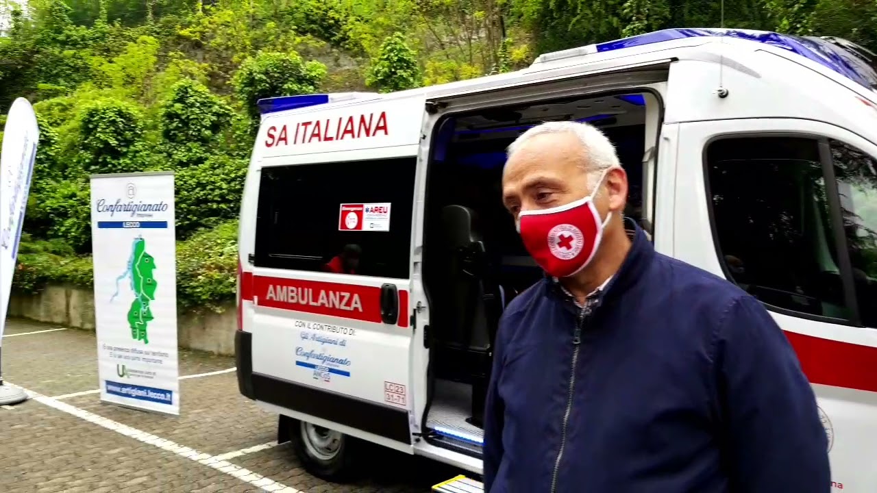 UNA NUOVA AMBULANZA PER LA CROCE ROSSA DI LECCO