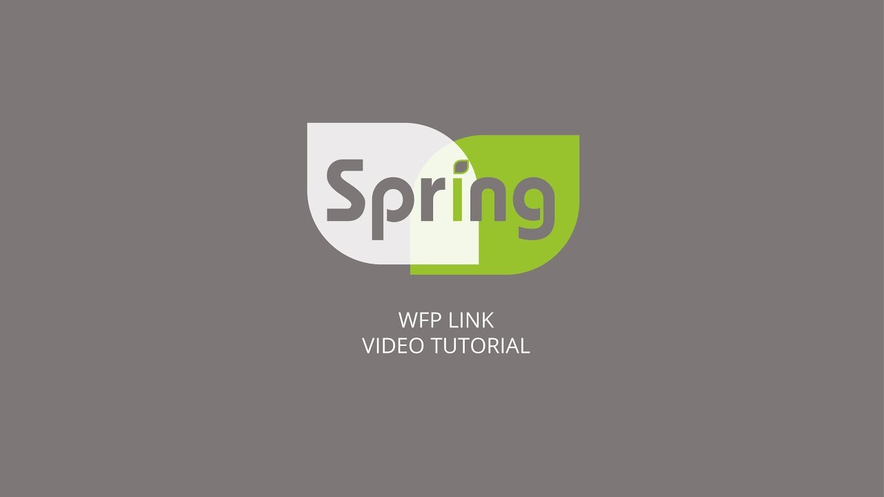 Spring (Europe) LTD - WFP Link Video Manual