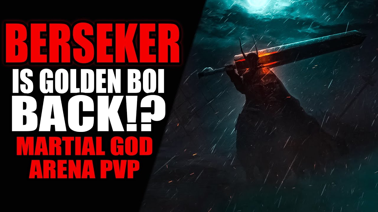 Black Desert Mobile - Golden Boi Is Finally Back?!💪🔥 | Berserker Martial God Arena PVP