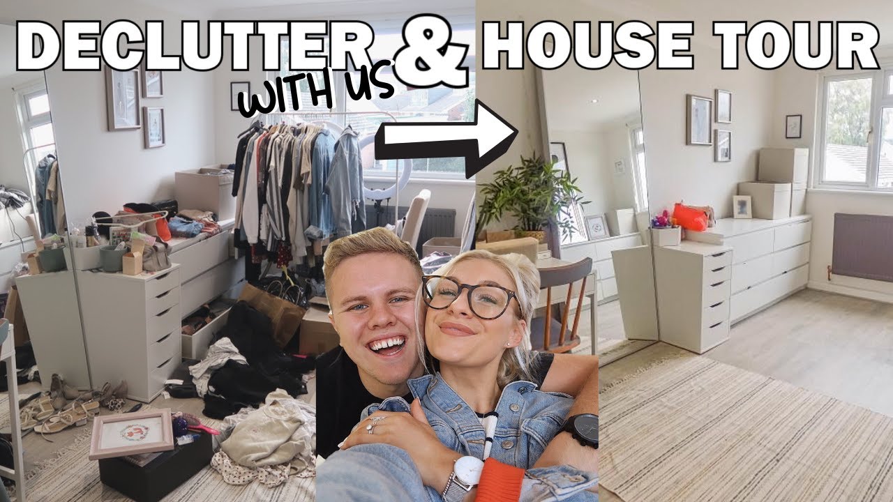 DECLUTTERING OUR ENTIRE HOUSE + COMPLETED HOUSE TOUR
