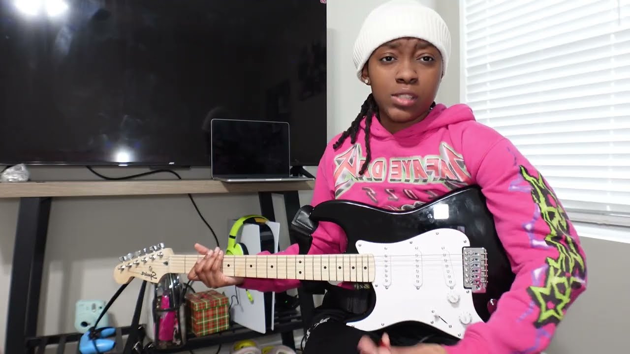 what Learning Electric GUITAR on DAY 2 really looks like 😳
