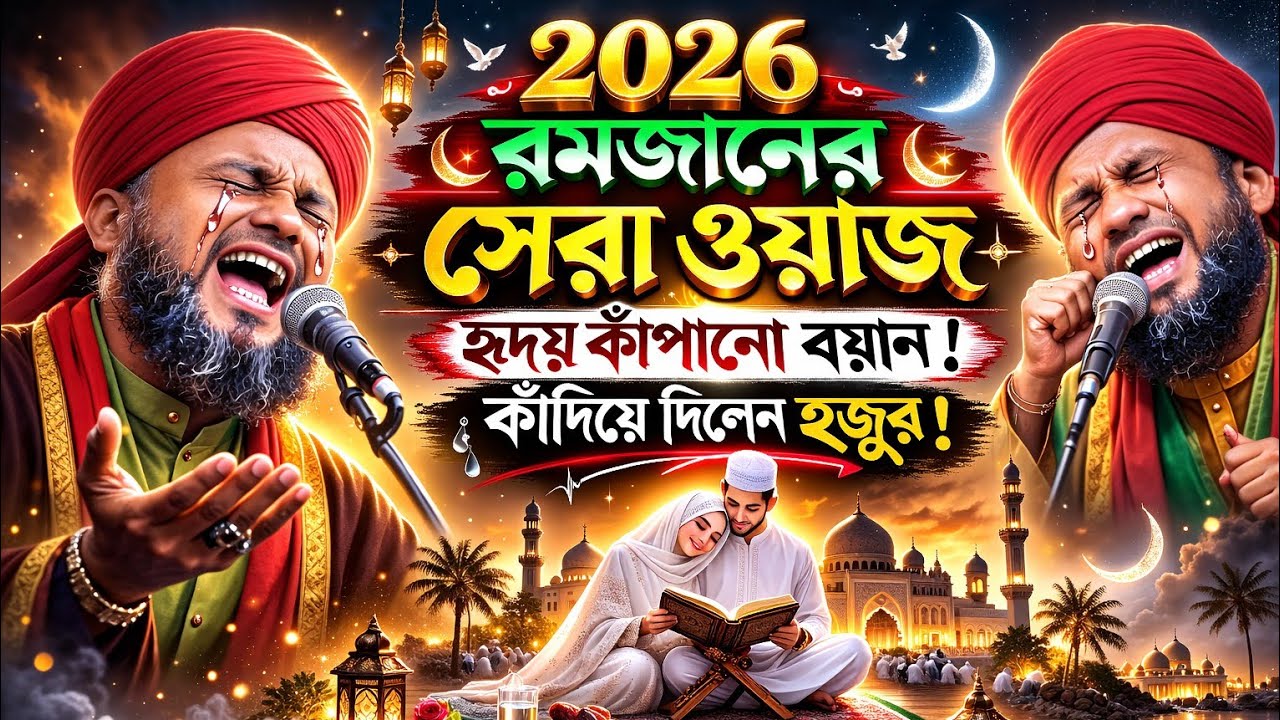 ২০২৬ রমজানের সেরা ওয়াজ । হৃদয় কাঁপানো বয়ান কাঁদিয়ে দিলেন হুজুর। Maulana Aminuddin Naqshbandi Waz
