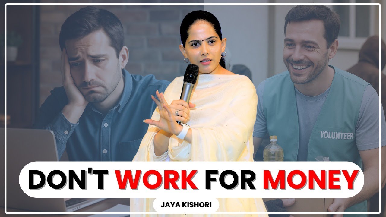 पैसा नहीं विद्या के पीछे भागो 🔥 | Jaya Kishori | #motivation