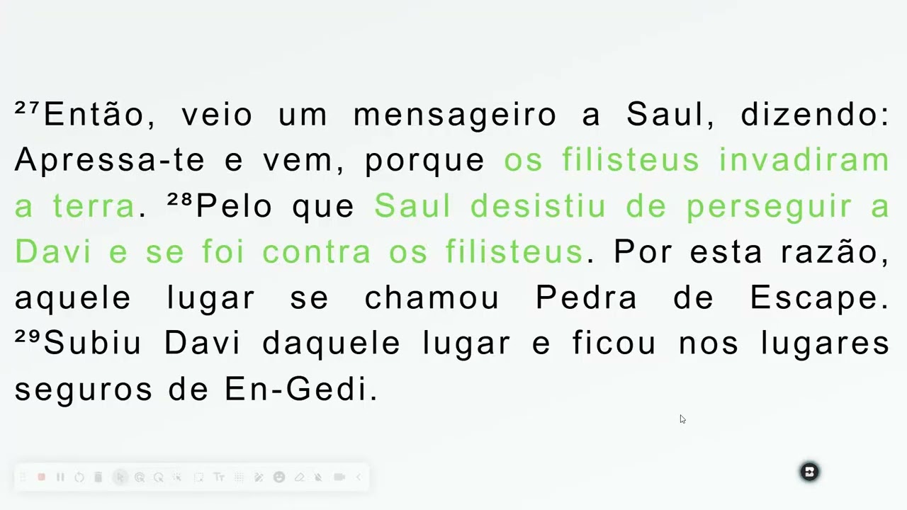 1 Sm 23 e 24 - Perspectivas