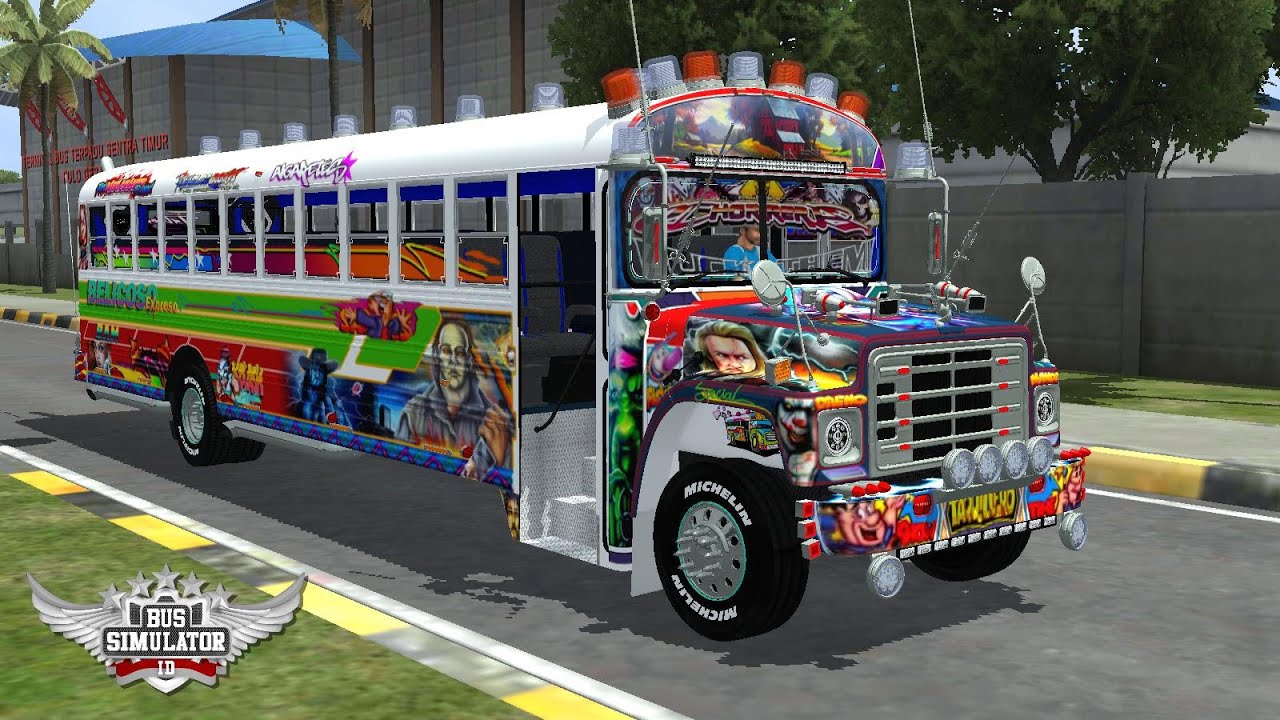 Bus Diablo Rojo Carpenter Bussid