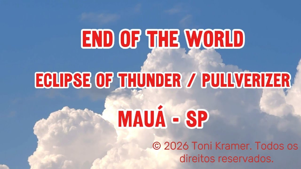 🎶 End of the World | Karaokê Thrash Metal Underground – das Bandas Eclipse of Thunder e Pullverizer.