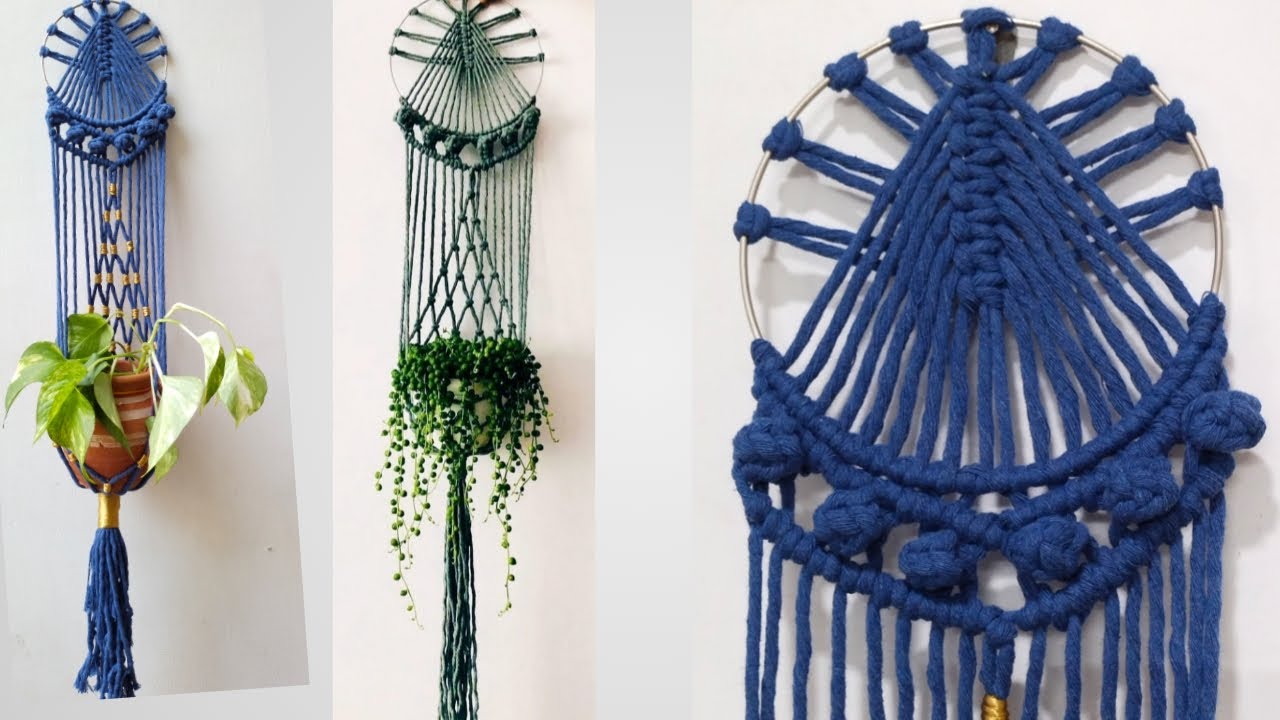 Macrame Plant Hanger | Super Easy Step By Step Macrame Plant Hanger| Easy DIY Macrame Planter Making