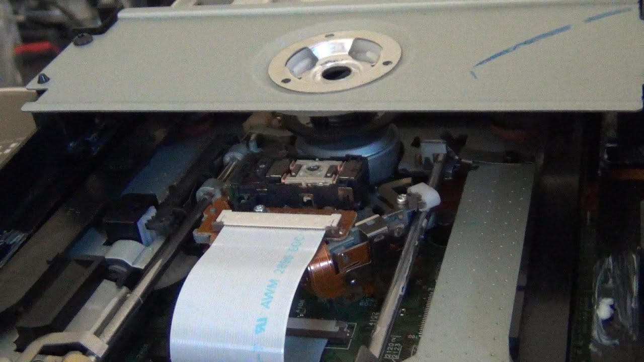 Benq cdrw drive close-up shots
