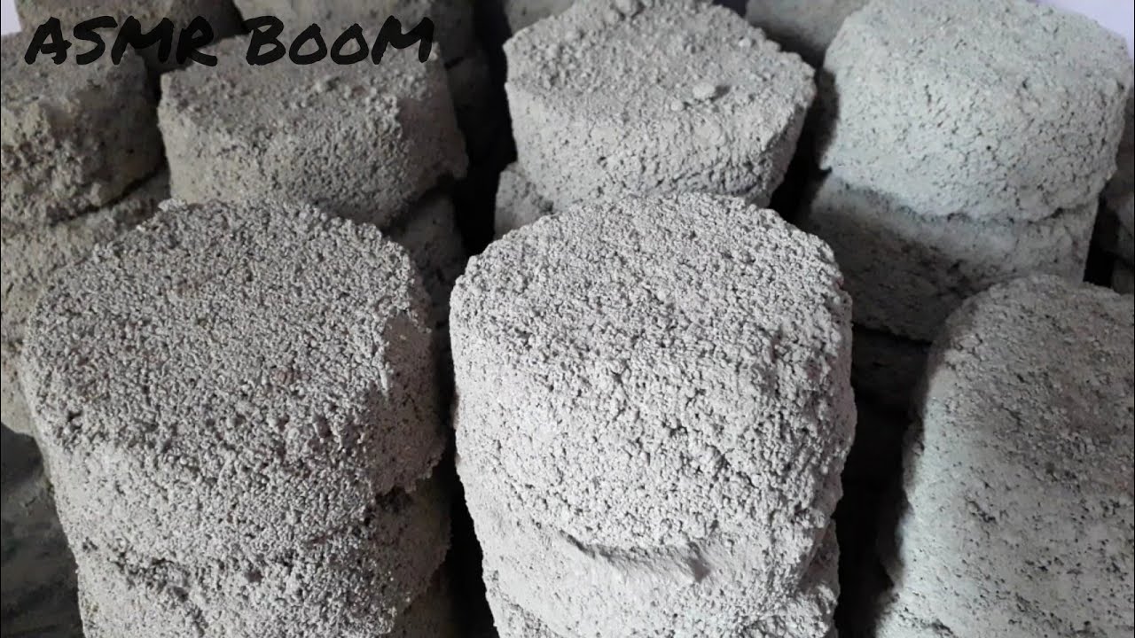New Grainy sand cement texture crumble in water +dipping &paste play😊💓