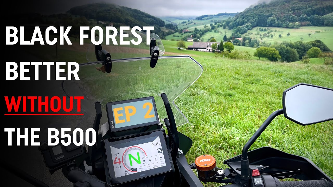 The Black Forest is BETTER without the B500: LittleBigTour Ep2 – KTM 1290 SAS & Daytona 675