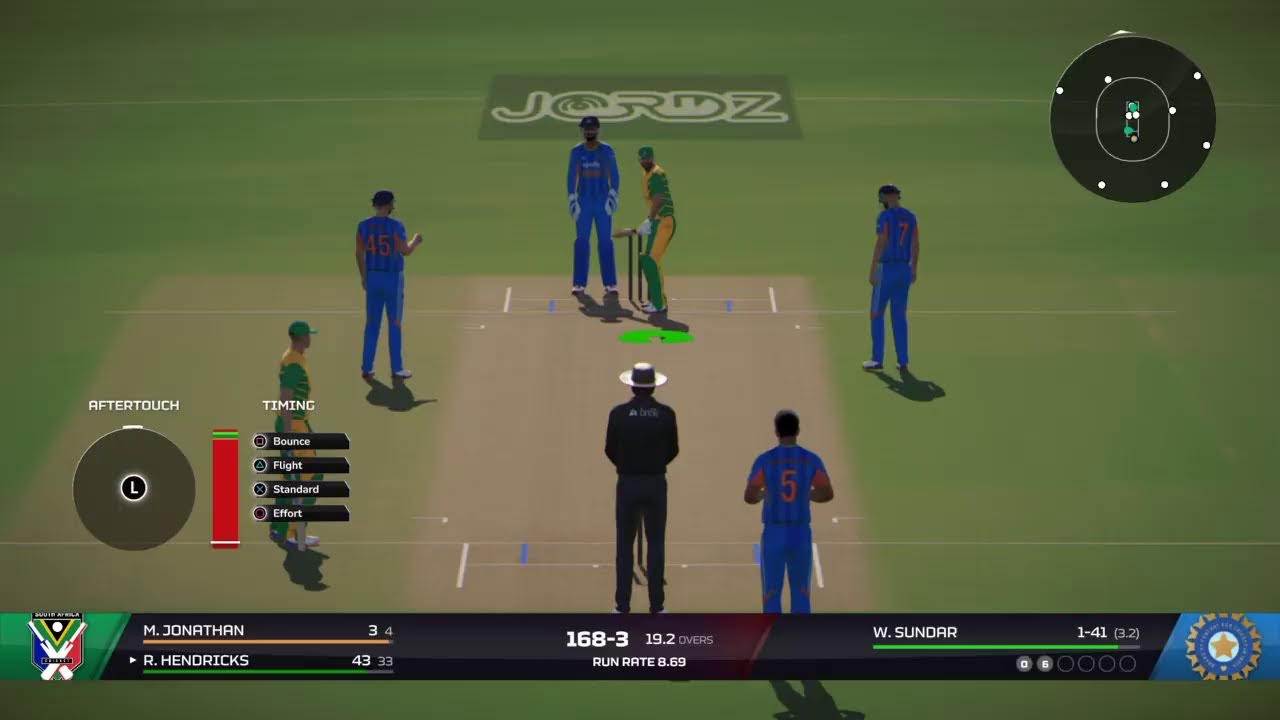 Cricket 26   T20 championship IND VS SA 1st  innings
