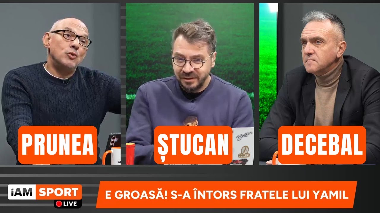 iAMsport LIVE - 3 Februarie | E GROASĂ! S-A ÎNTORS FRATELE LUI YAMIL