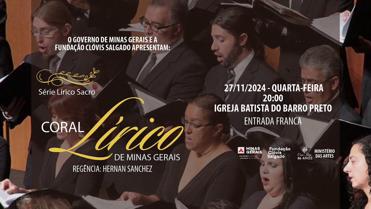 Lírico Sacro 2024: Coral Lírico de Minas Gerais