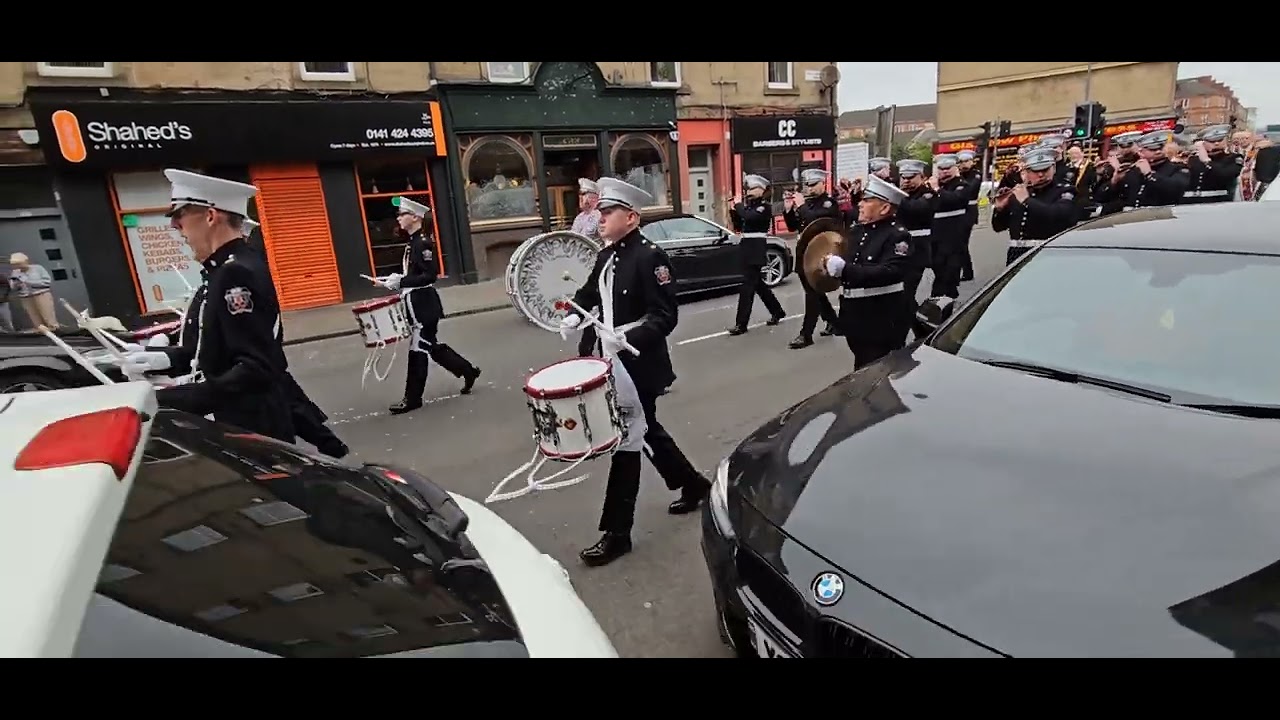 Young Loyalist flute band Pollok 29thApril 2023