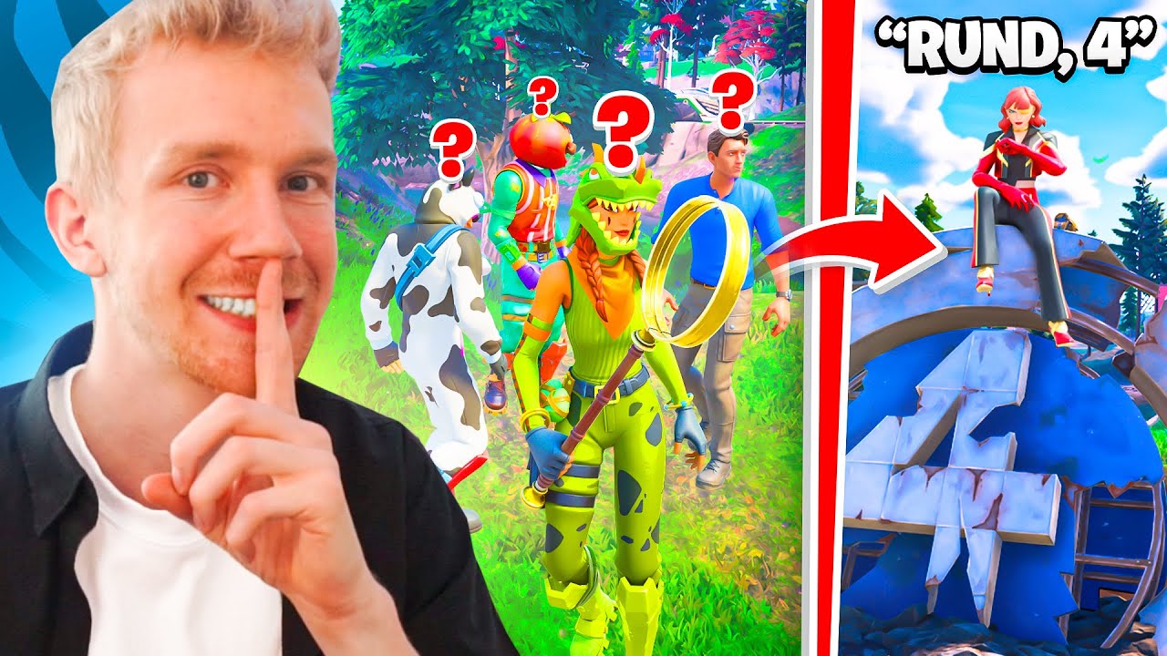 6 YOUTUBER suchen FORTNITE VERSTECKE mithilfe von 1 SATZ! 🏆 (extrem lustig)