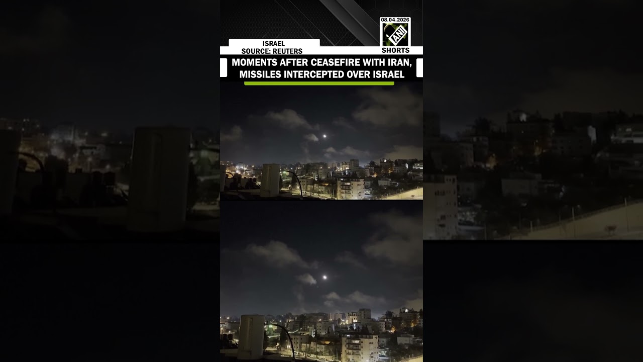Sirens, Missiles intercepted over Jerusalem, Tel Aviv, west Bank after Trump ceasefire announcement