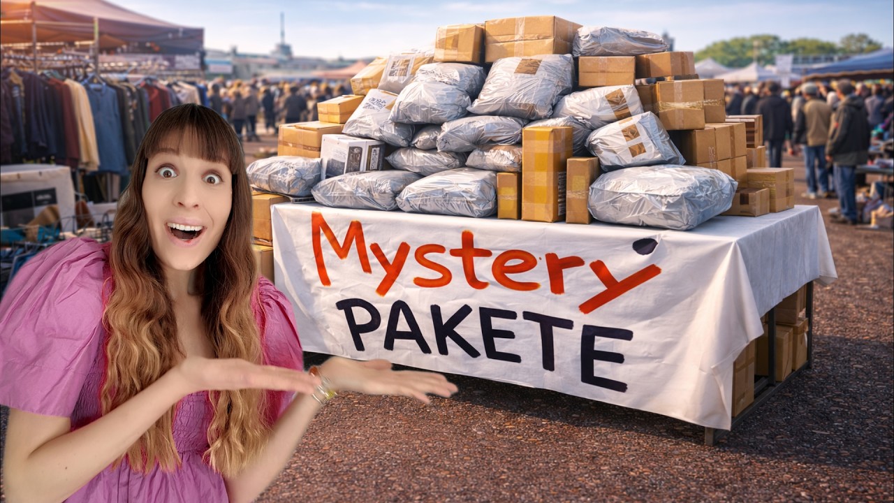 Wir verkaufen MYSTERY Pakete auf dem Flohmarkt