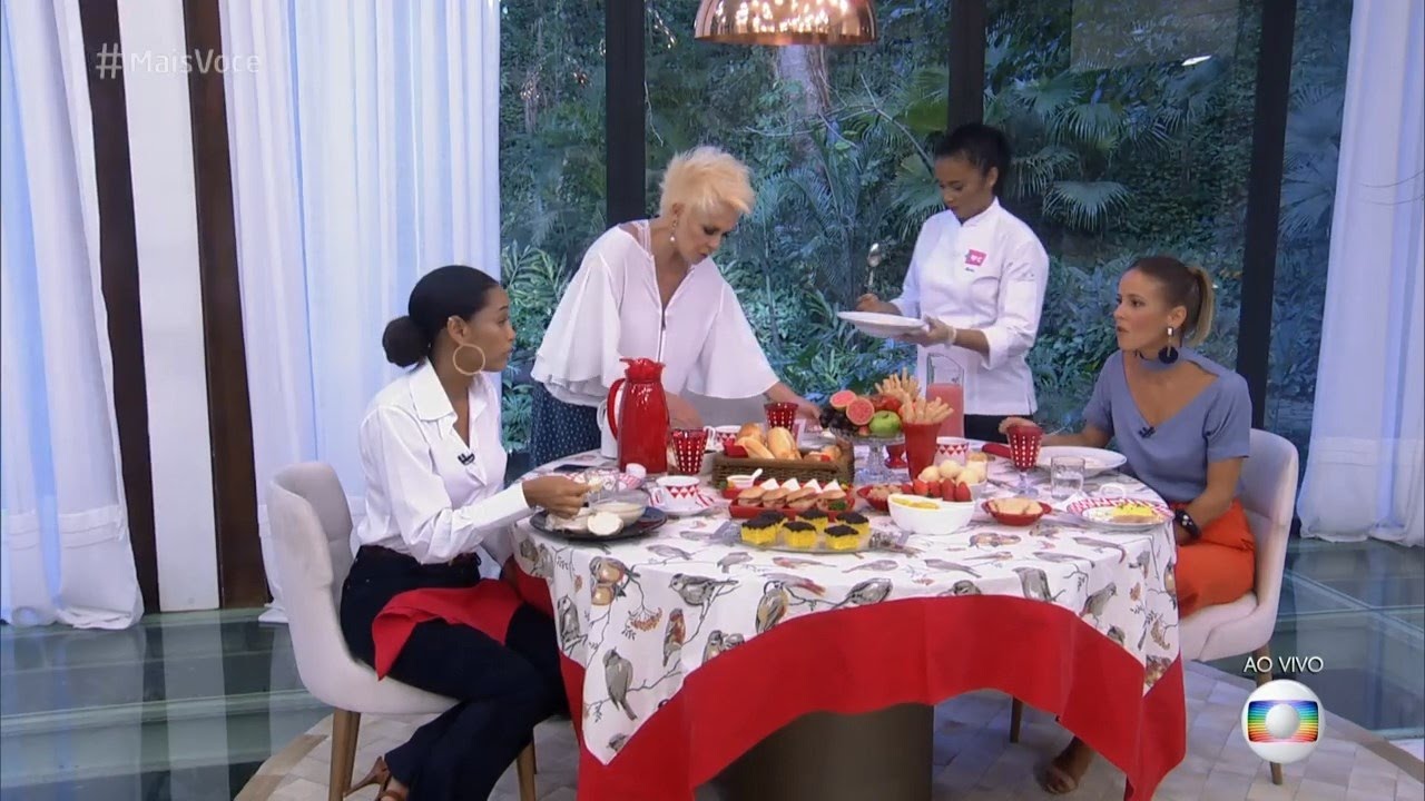 Taís Araújo se recusa a comer nhoque de abóbora feito por Ana Maria Braga no 