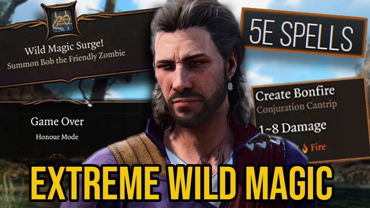 Baldur's Gate 3 but the Wild Magic is EXTREME