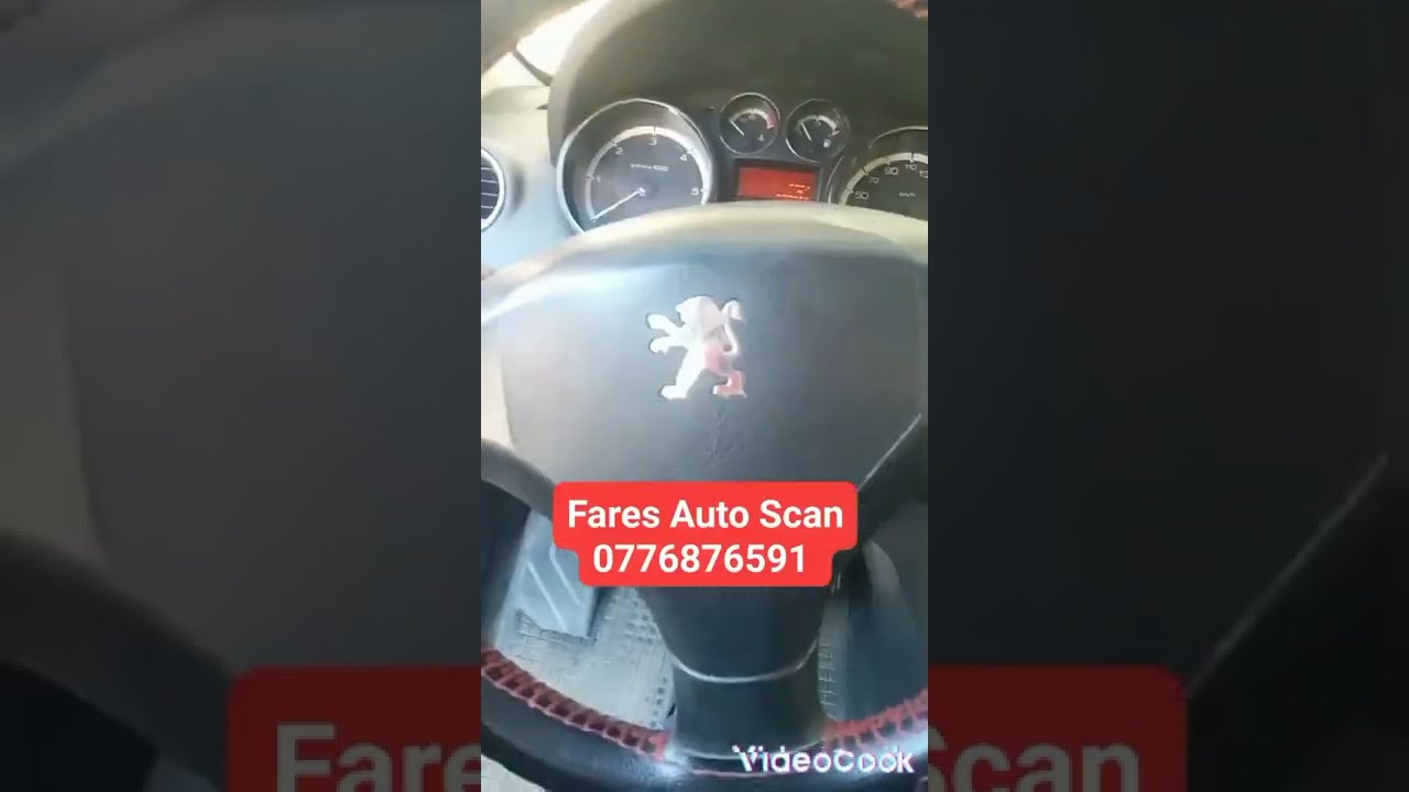 Problème démarrage et voyant Stop et système antipollution défaillant allumé Peugeot 308