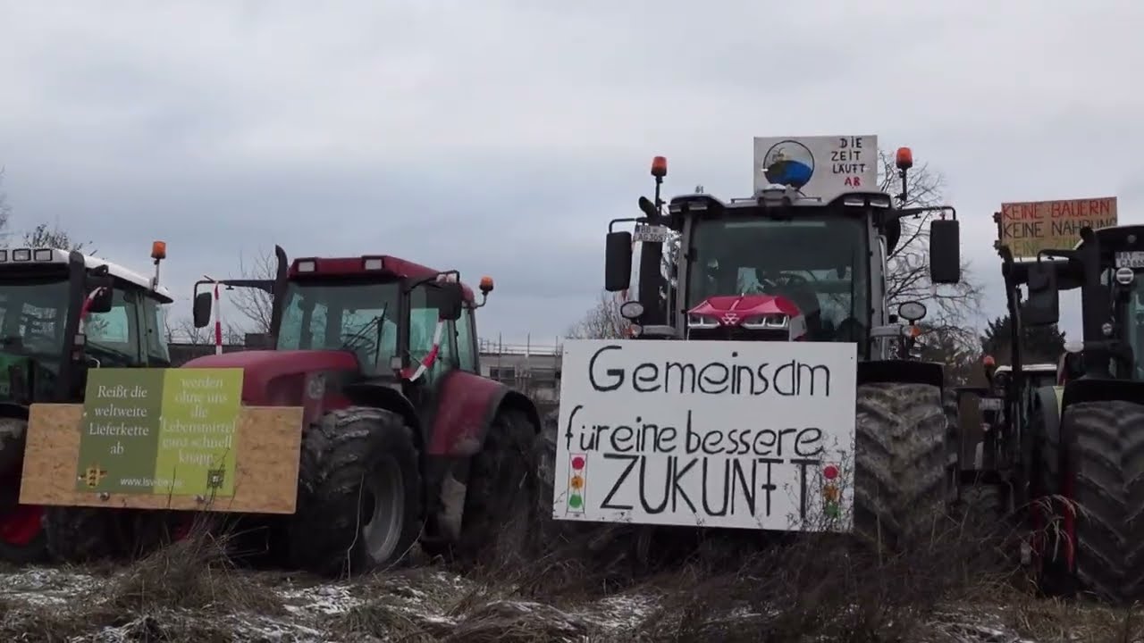 Demo der Bauern in Reutlingen 08 01 2024 - Zu viel ist zu viel.