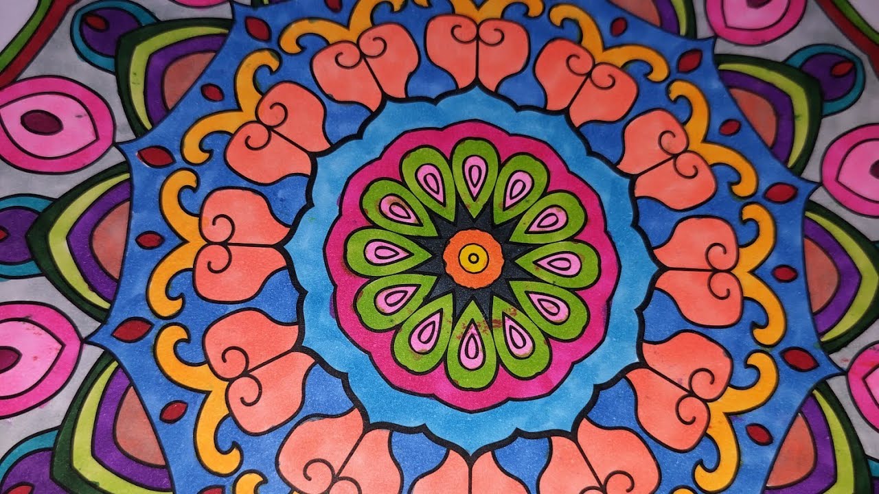 Mandala art 🎨🎭