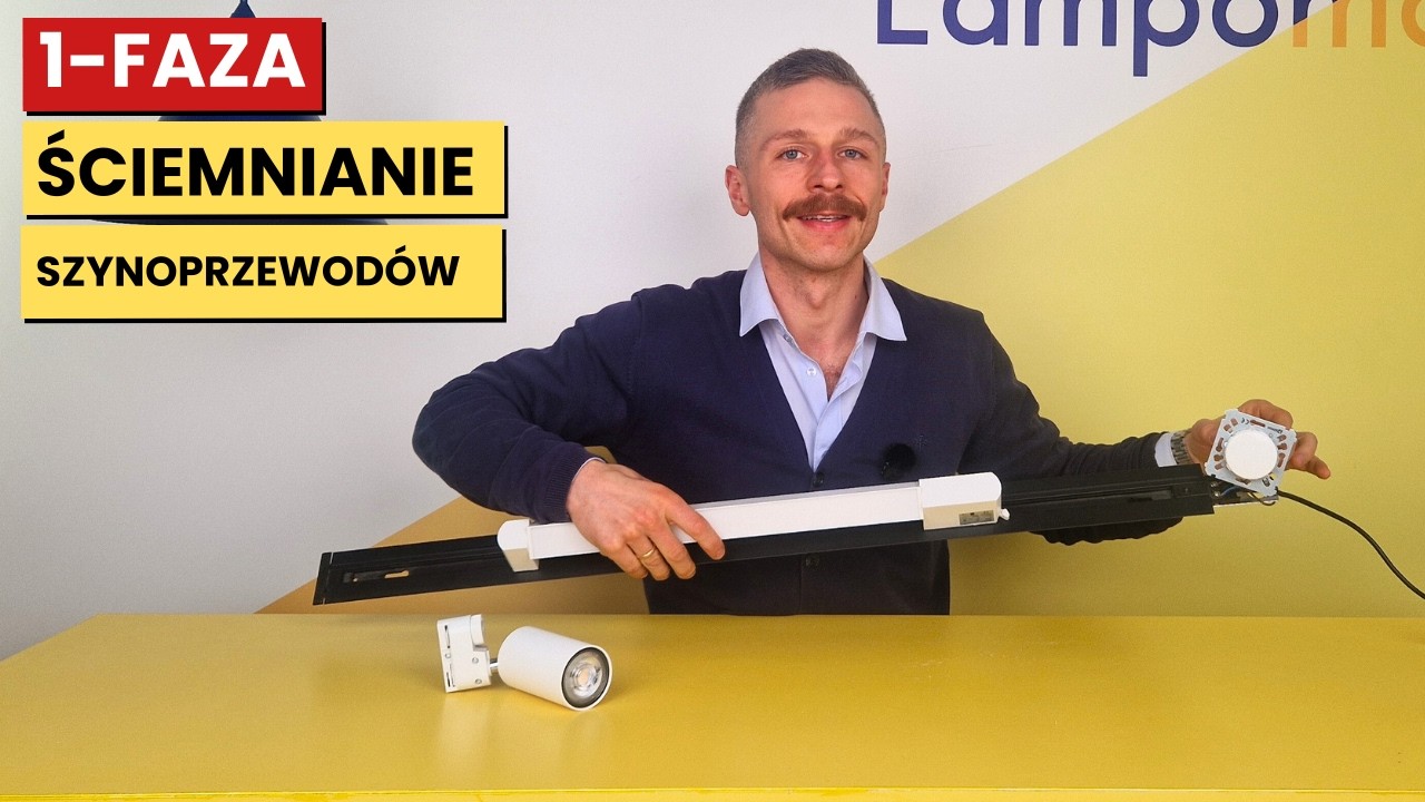 Ściemnianie szynoprzewodów 1-fazowych