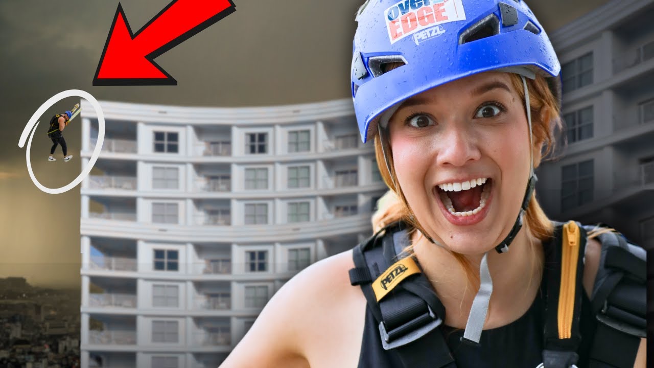We Survived Urban Rappelling in Orlando.....in the rain 👀