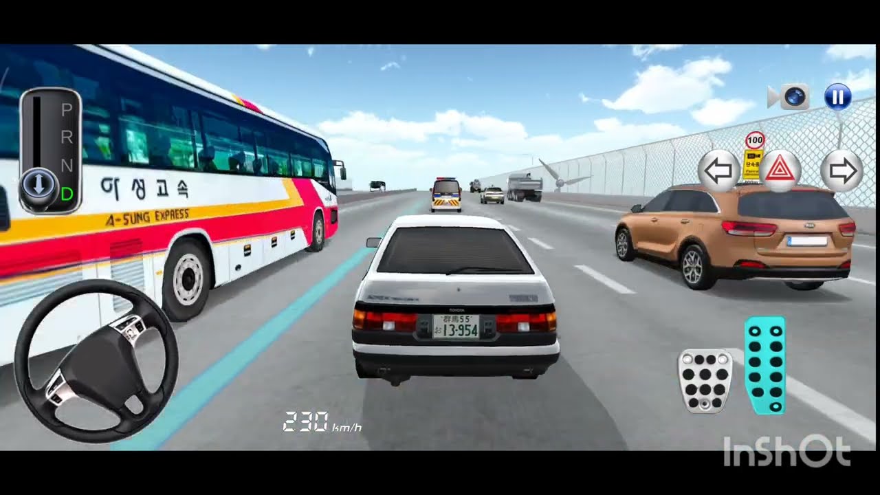 This Toyota caught e police station !  3d driving class!  #cargames #gameplay ||