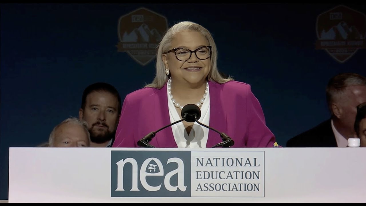 NEA Executive Director Kim Anderson Speaks at the 2025 NEA Representative Assembly