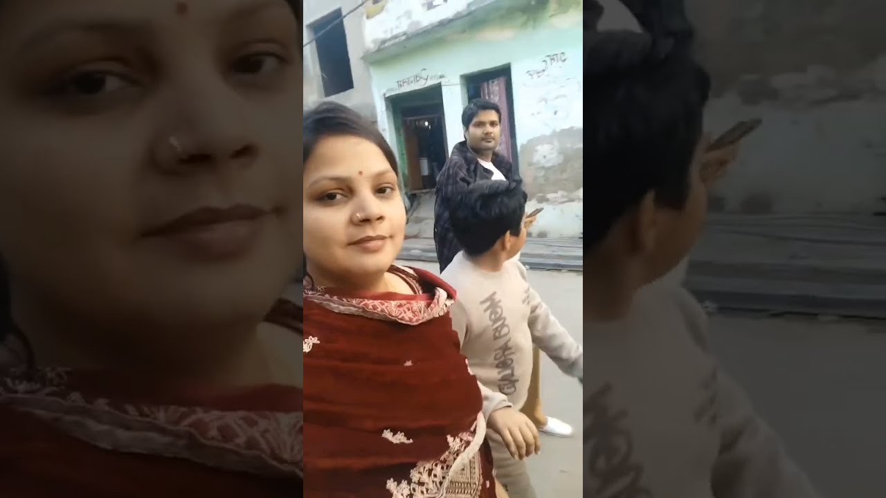 Goverdhan parikrma with family 