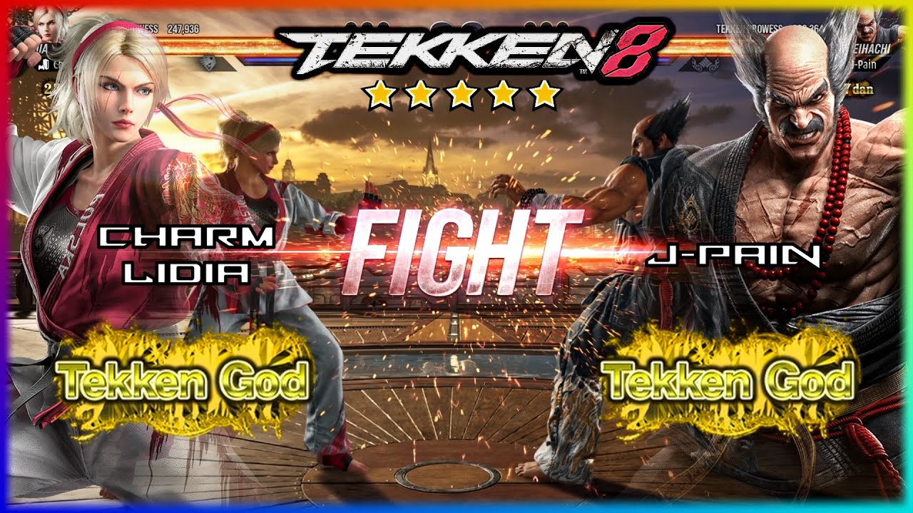 TEKKEN 8 Replays Stars - LIDIA ( Tekken God ) VS HEIHACHI ( Tekken God ) High Level Gameplay