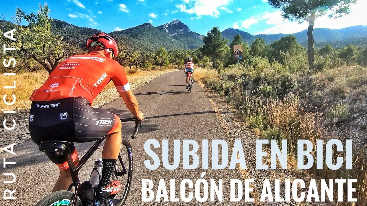en bicicleta por el balcon de alicante
