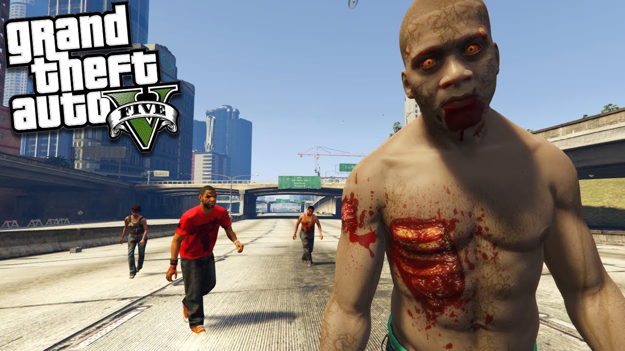 ФРАНКЛИН становится ЗОМБИ (Модификации GTA 5)