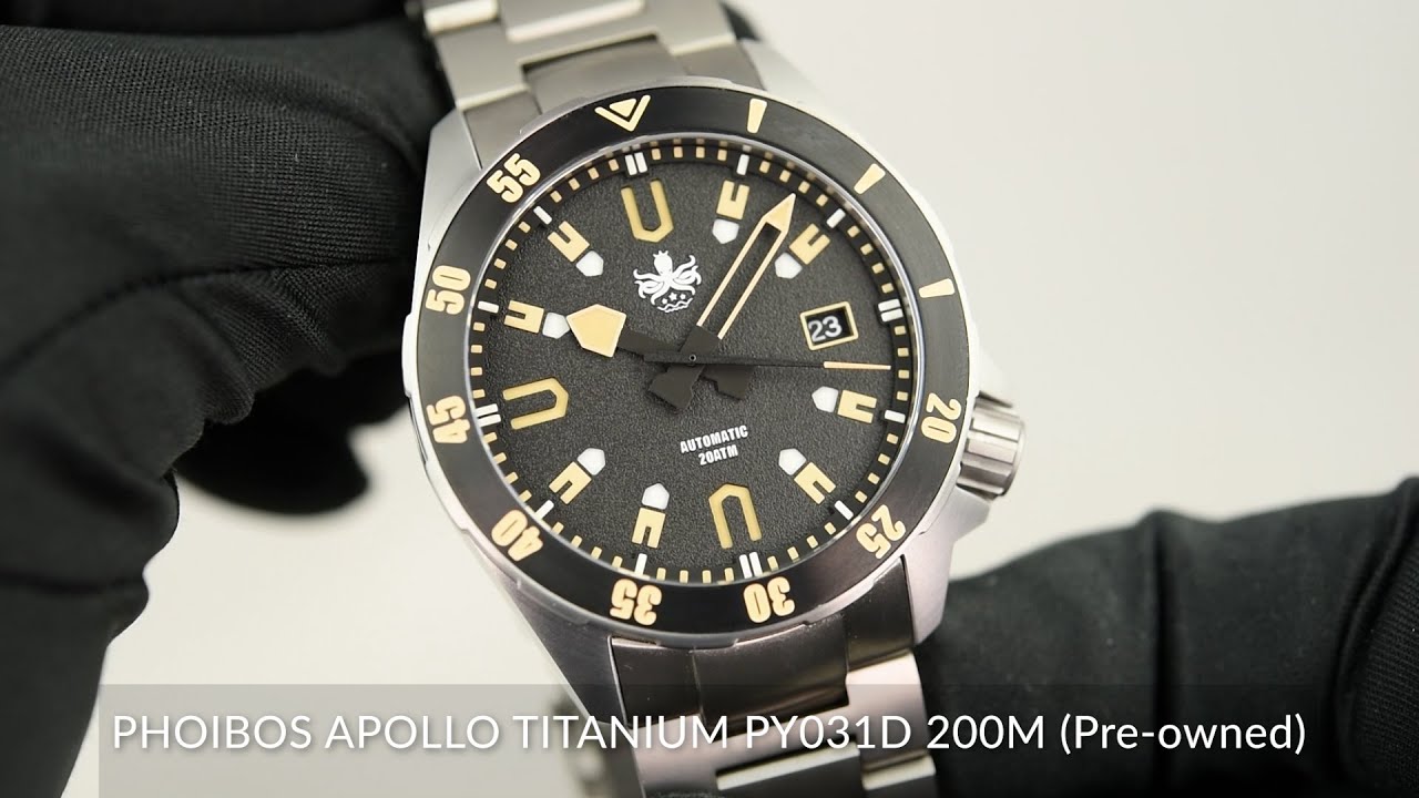 PHOIBOS APOLLO TITANIUM PY031D 200M (Pre-owned)