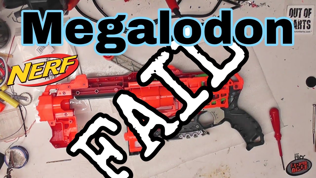 Modding Fail? Nerf Mega Megalodon mit 10 kg Tuning Feder