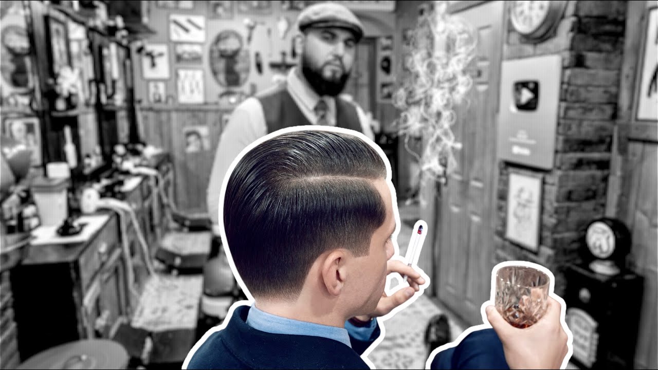 💈 ASMR BARBER - Peaky Blinders, Charlie Gray  Haircut ✂️ | Soothing Scissor Cut, Relaxing Sounds