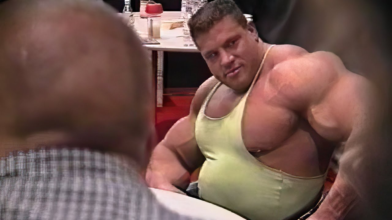 IF HE WAS ALIVE, HE WOULD BE THE BIGGEST GIANT EVER WALKED ON THE OLYMPIA STAGE - Greg Kovacs