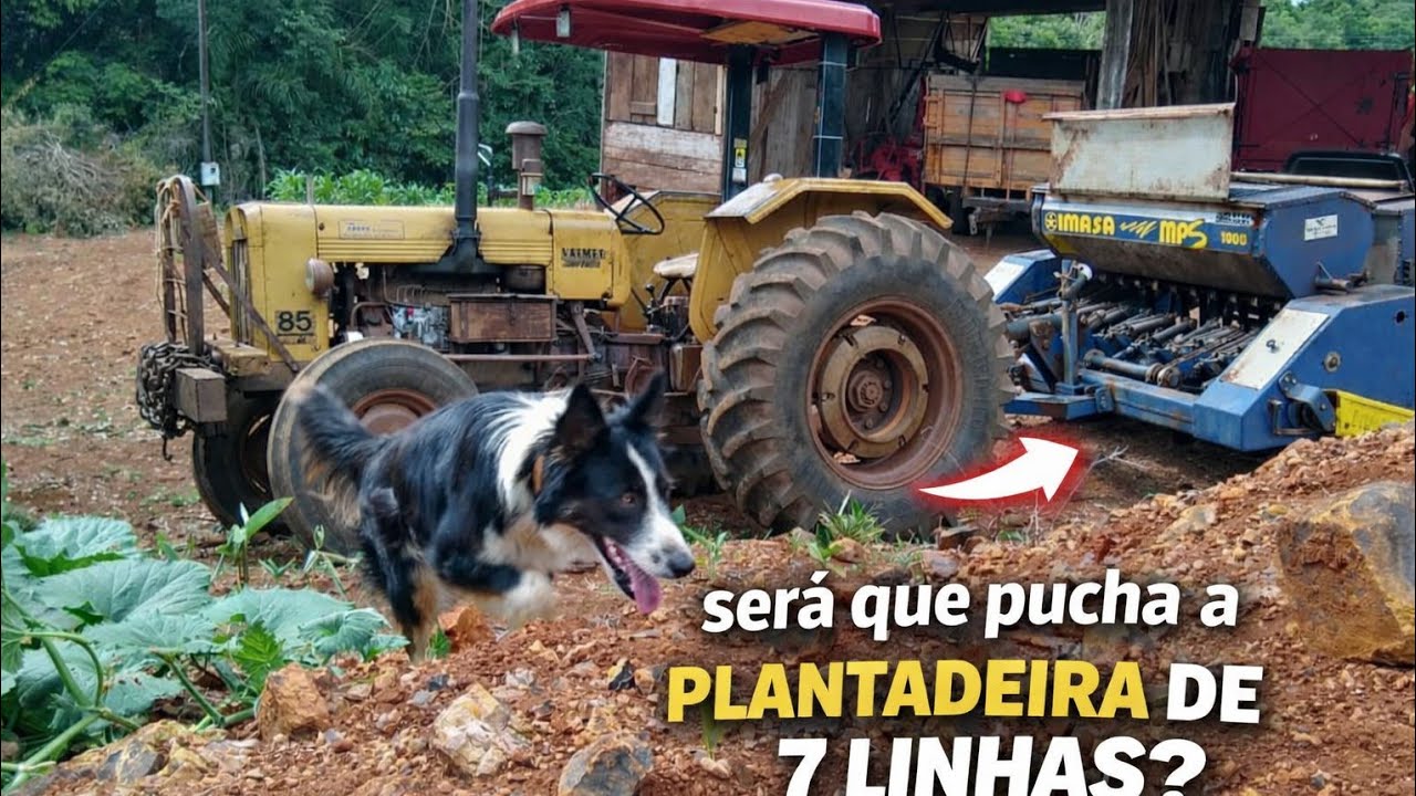 Será que o valmet 85 pucha uma plantadeira de 7 linhas 
