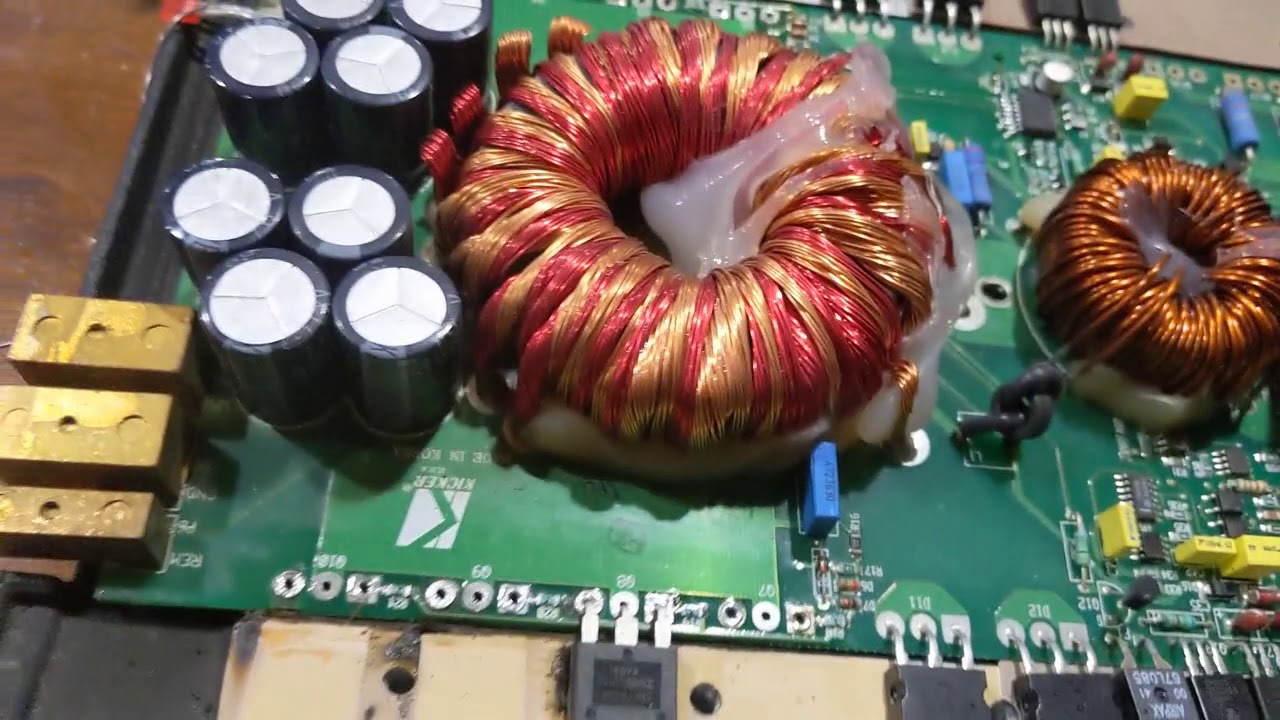 Kicker ZR1000 Blown, and bad capacitors Repair