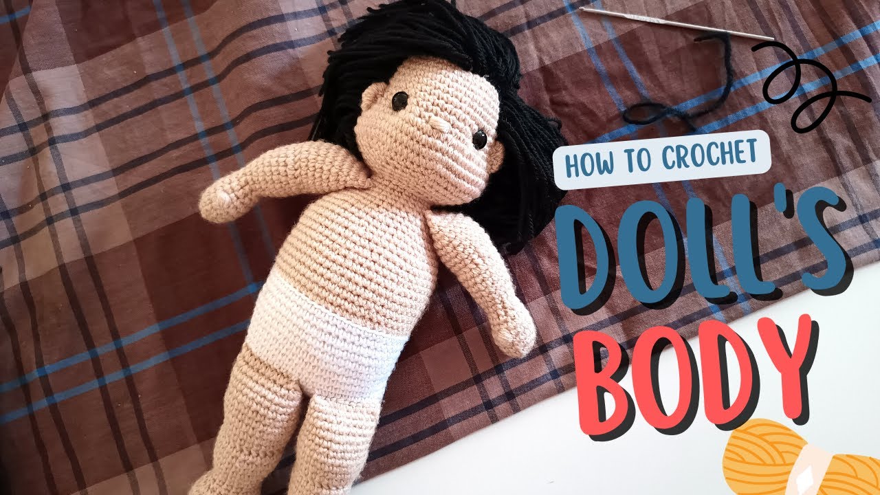 Amigurumi Doll Pattern | 30 cm Tall Big Amigurumi doll Pattern