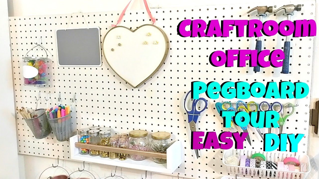 CRAFTROOM OFFICE ORGANIZATION AND EASY DIY | HIP 'N CREATIVE