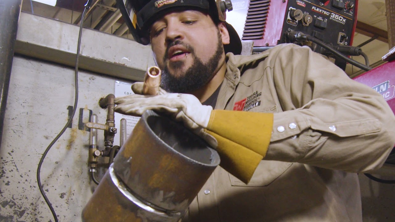 How to Weld 5-Inch Pipe in the 6G Position Part 1 ~ Tulsa Welding School